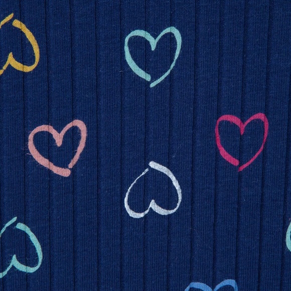 LITTLE ME Baby Girls Heart Play Tops and Pant, 3 Piece Set - Picture 5 of 5